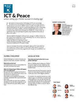 ICT & Peace
